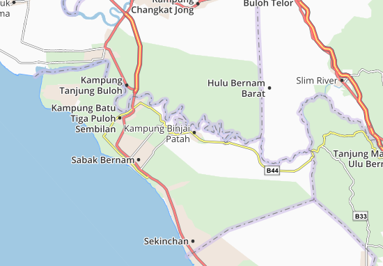 Mapa Kampung Binjai Patah
