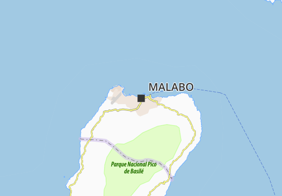 Mapa Malabo