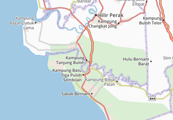 Mapa Kampung Tanjung Buloh