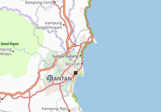 Mapa Sungai Karang