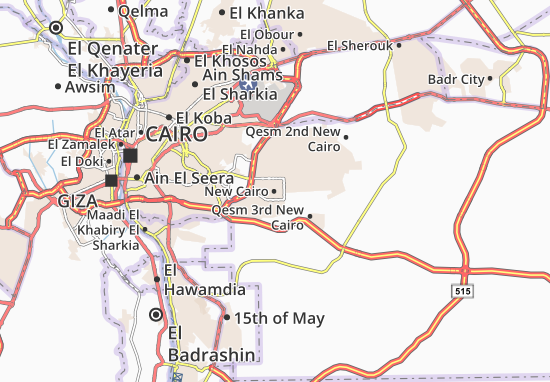 Mapa New Cairo