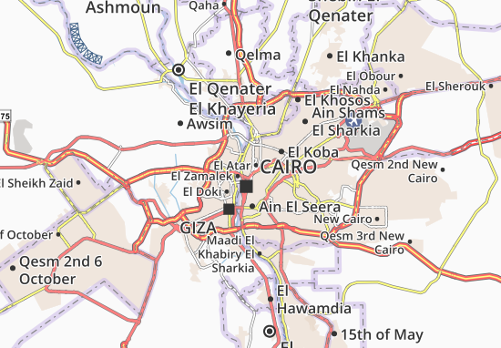 Mapa El Zahar