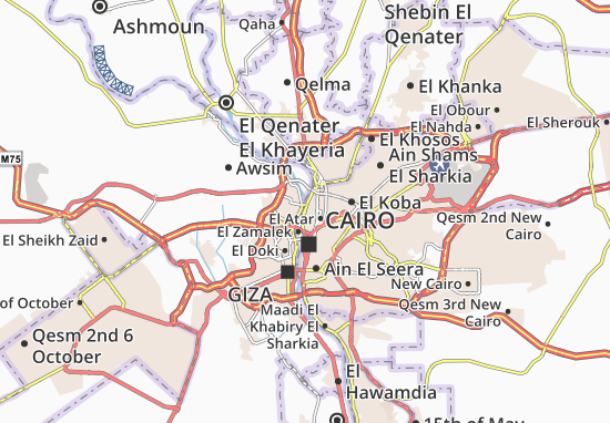Rod El Farag El Balad Map