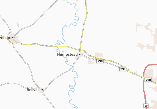Karte Stadtplan Hempstead