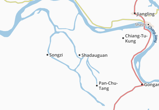 Karte Stadtplan Shadauguan