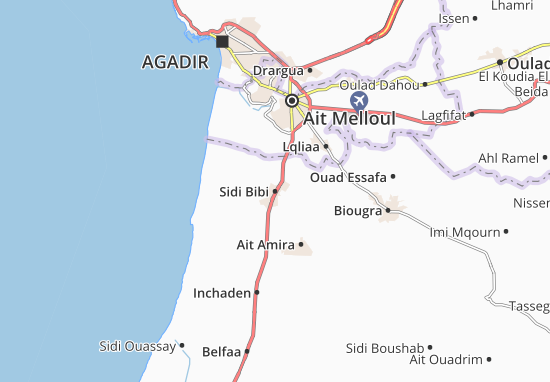 Carte-Plan Sidi Bibi