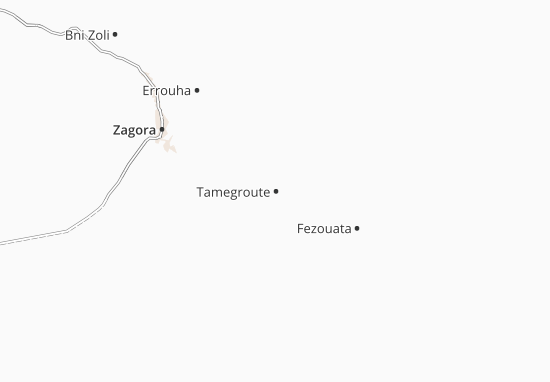 Mapa Tamegroute