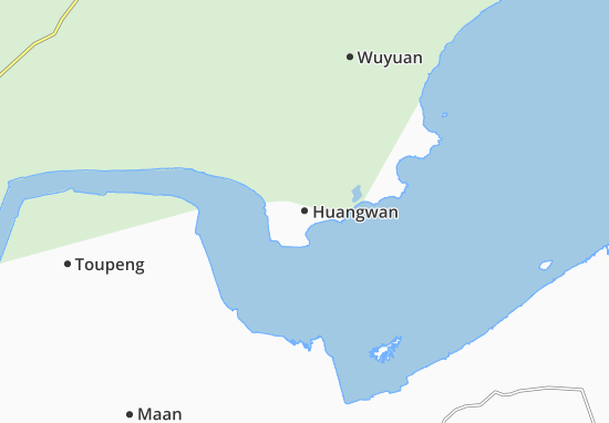 Karte Stadtplan Huangwan