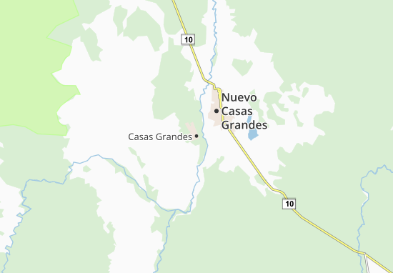Mapa Casas Grandes