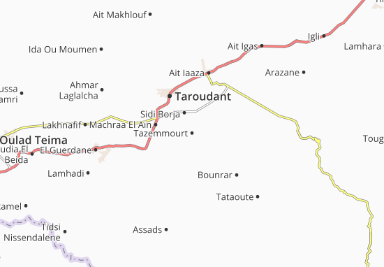Tazemmourt Map