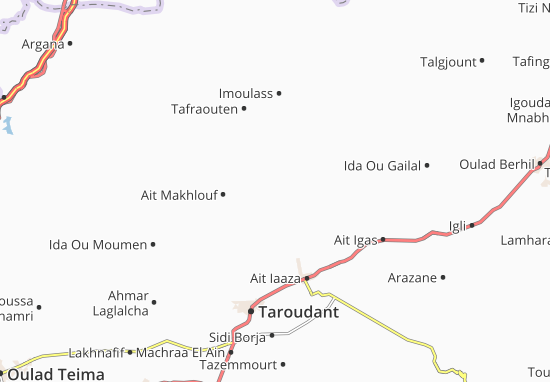 Kaart Plattegrond Tamaloukte