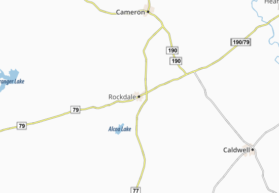 Mapa Rockdale
