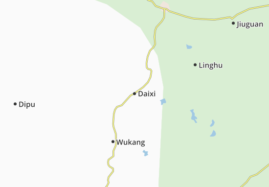 Karte Stadtplan Daixi