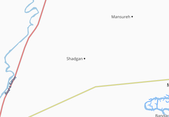 Karte Stadtplan Shadgan
