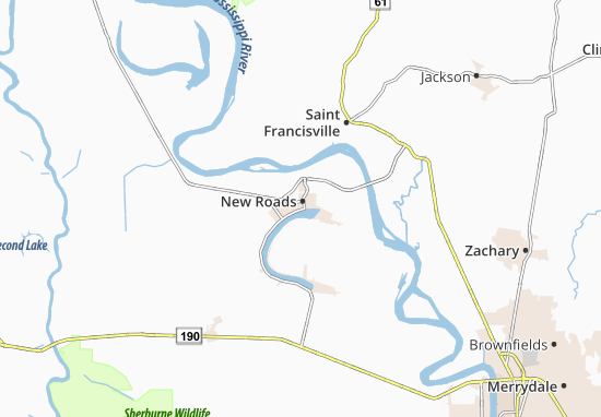 Mapa New Roads