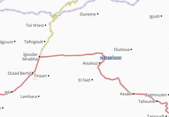 Mapa Ida Ougoummad