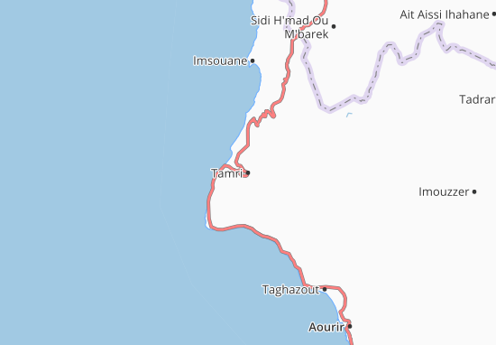 Mapa Tamri