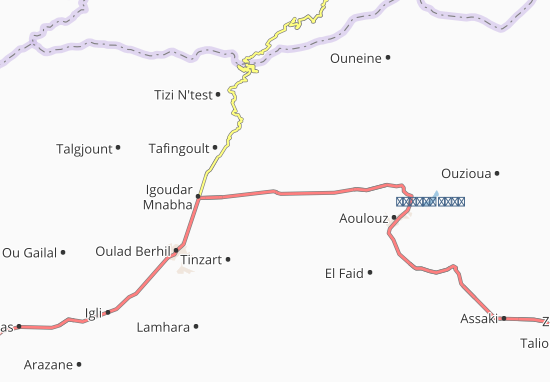 Mapa Sidi Ouaaziz