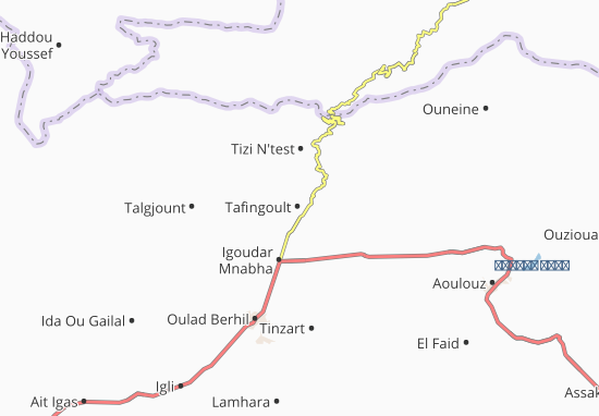 Mapa Tafingoult