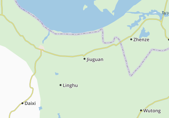 Kaart Plattegrond Jiuguan