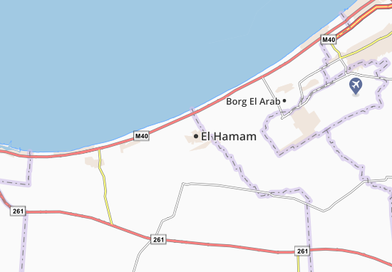Carte-Plan El Hamam