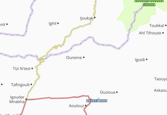 Kaart Plattegrond Ouneine