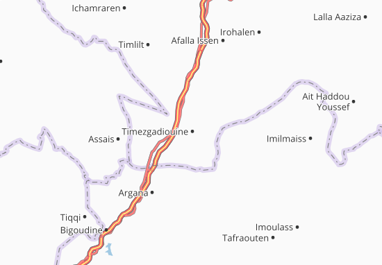 Timezgadiouine Map