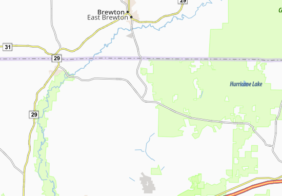 Kaart Plattegrond Berrydale