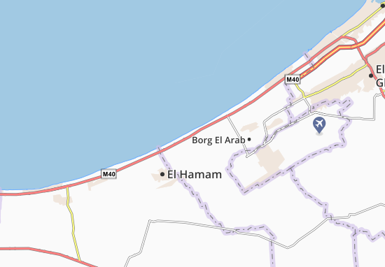 Mapa Alamein Village