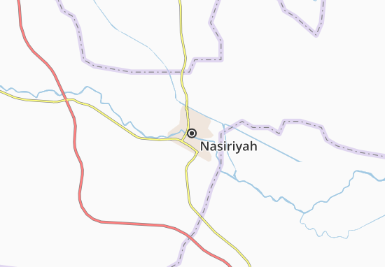 Kaart Plattegrond Nasiriyah