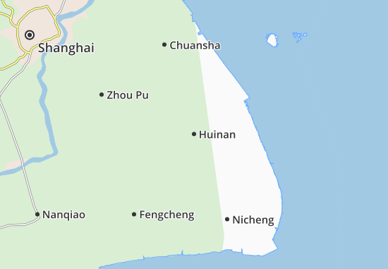 Karte Stadtplan Huinan