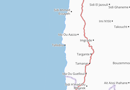 Mapa Tafedna