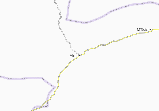 Mapa Alnif