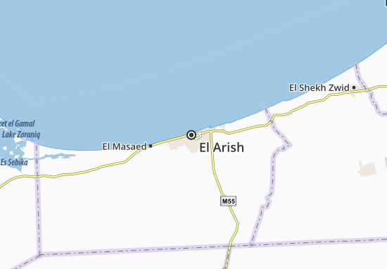 El Arish Map