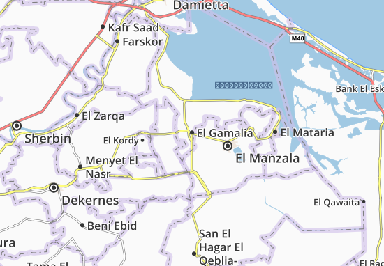 Mapa El Gamalia