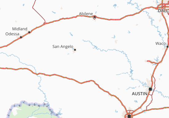 Mapa Texas