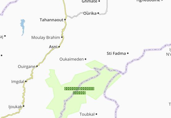 Oukaïmeden Map