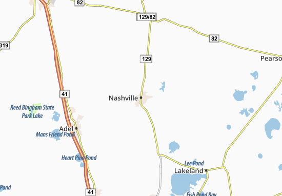 Mapa Nashville