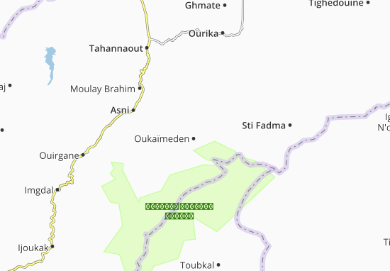 Oukaimden Map