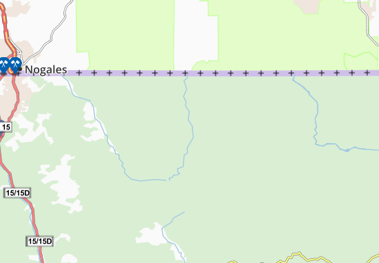 Kaart Plattegrond Santa Cruz