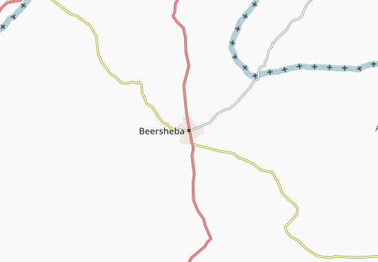 Mapa Beersheba