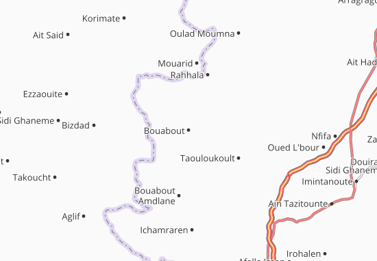 Mapa Bouabout