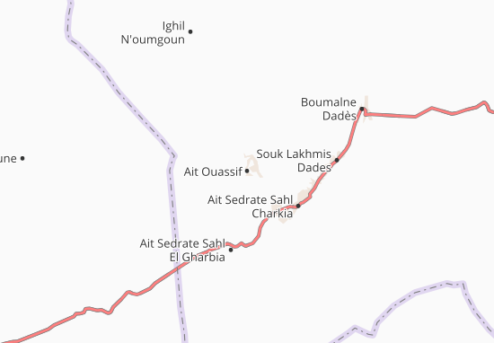 Karte Stadtplan Ait Ouassif
