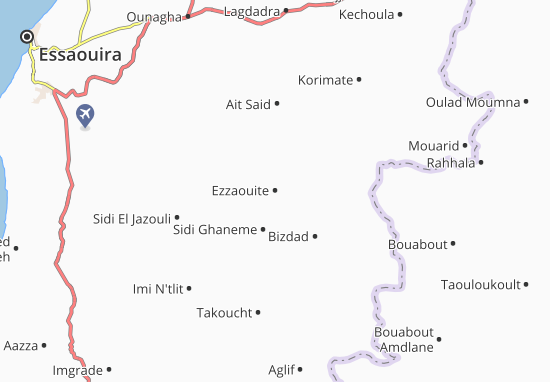 Mapa Ezzaouite