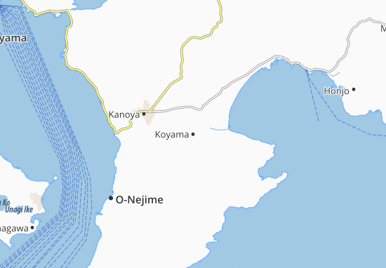 Karte Stadtplan Koyama