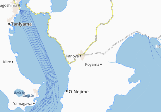 Mapa Kanoya