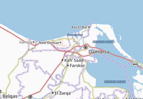 Mapa Kafr El Batikh