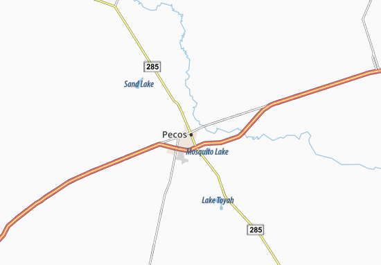 Mapa Pecos