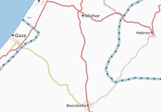 Karte Stadtplan Bet Qama