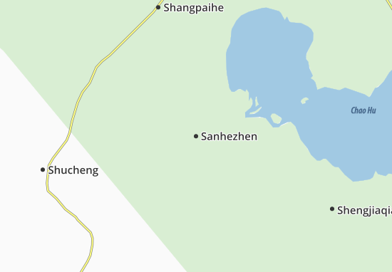 Kaart Plattegrond Sanhezhen